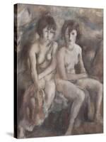 Deux jeunes Suissesses-Jules Pascin-Stretched Canvas