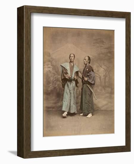 Deux samouraï-null-Framed Giclee Print