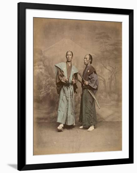 Deux samouraï-null-Framed Giclee Print