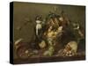 Deux singes pillant une corbeille de fruits-Frans Snyders-Stretched Canvas