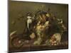 Deux singes pillant une corbeille de fruits-Frans Snyders-Mounted Giclee Print