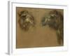 Deux têtes de dromadaires-Pieter Boel-Framed Giclee Print