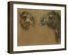 Deux têtes de dromadaires-Pieter Boel-Framed Giclee Print