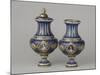 Deux vases balustre de forme Louis XV-null-Mounted Giclee Print