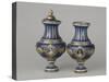 Deux vases balustre de forme Louis XV-null-Stretched Canvas