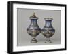 Deux vases balustre de forme Louis XV-null-Framed Giclee Print