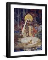 Devaki, Mother of Krishna-Marianne Stokes-Framed Giclee Print