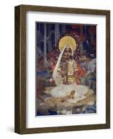 Devaki, Mother of Krishna-Marianne Stokes-Framed Giclee Print