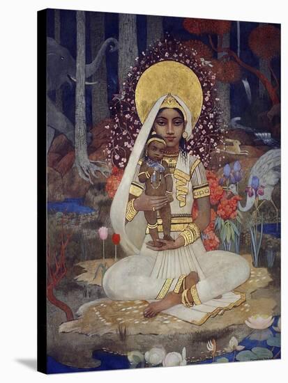 Devaki, Mother of Krishna-Marianne Stokes-Stretched Canvas