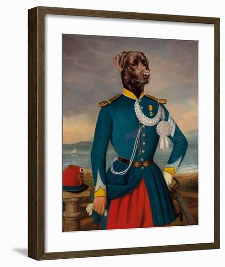 Devant la Rade d'Alger-Thierry Poncelet-Framed Premium Giclee Print