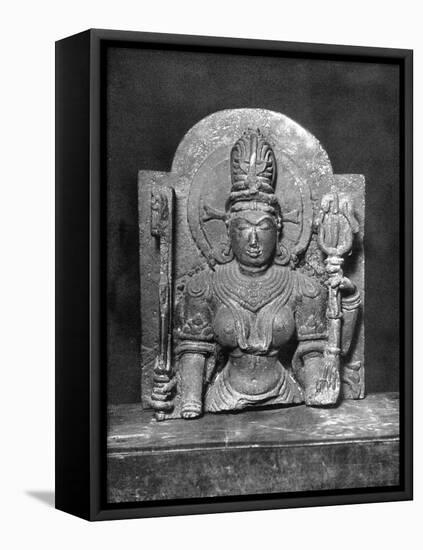 Devi Sculpture, Western India, C900 Ad-null-Framed Stretched Canvas