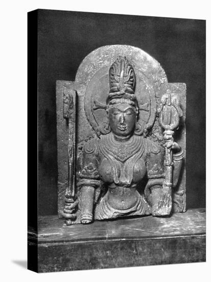 Devi Sculpture, Western India, C900 Ad-null-Stretched Canvas