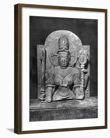 Devi Sculpture, Western India, C900 Ad-null-Framed Giclee Print