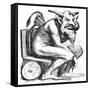 Devil: Belphegor-null-Framed Stretched Canvas