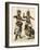 Devil Dancers and Drummer in Ceylon (Sri Lanka), 1800s-null-Framed Giclee Print