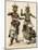 Devil Dancers and Drummer in Ceylon (Sri Lanka), 1800s-null-Mounted Giclee Print