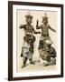 Devil Dancers and Drummer in Ceylon (Sri Lanka), 1800s-null-Framed Giclee Print