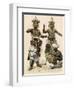 Devil Dancers and Drummer in Ceylon (Sri Lanka), 1800s-null-Framed Giclee Print