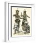 Devil Dancers, Sri Lanka-null-Framed Art Print