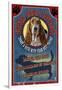 Devil Dog Tavern - Basset Hound-Lantern Press-Framed Art Print