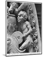 Devil Fanning the Fire, from the Last Judgement of the Cathedral of St. Etienne in Bourges-null-Mounted Giclee Print