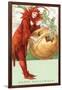 Devil Girl and Imps-null-Framed Art Print