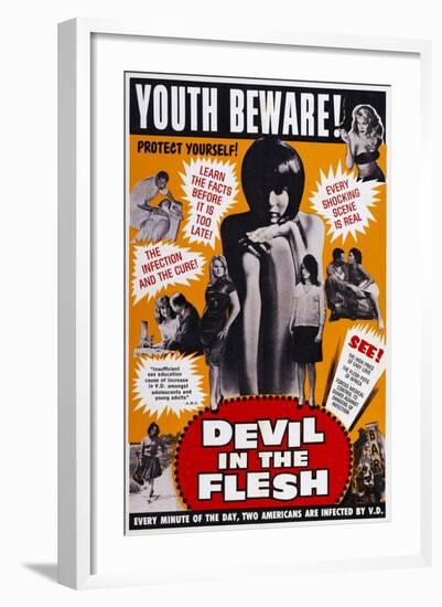 Devil in the Flesh, 1967-null-Framed Art Print