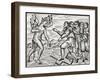 Devil Making People Trample on Cross-null-Framed Giclee Print