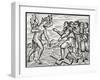 Devil Making People Trample on Cross-null-Framed Giclee Print