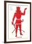 Devil, Pluto Water Advertisement-null-Framed Art Print