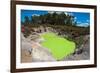 Devil's Bath Crater Wai-O-Tapu-null-Framed Art Print