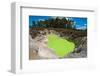 Devil's Bath Crater Wai-O-Tapu-null-Framed Art Print