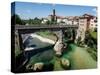 Devil's Bridge over the Natisone River, Cividale del Friuli, Udine, Friuli Venezia Giulia, Italy-Jean Brooks-Stretched Canvas