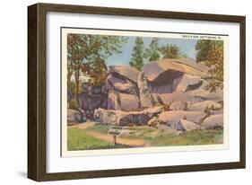 Devil's Den, Gettysburg, Pennsylvania-null-Framed Art Print