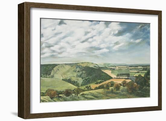 Devil's Dyke Poynings, 1989-Margaret Hartnett-Framed Giclee Print