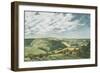 Devil's Dyke Poynings, 1989-Margaret Hartnett-Framed Giclee Print