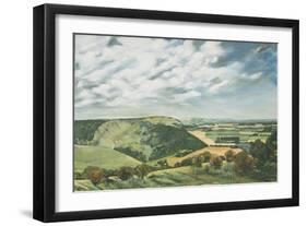 Devil's Dyke Poynings, 1989-Margaret Hartnett-Framed Giclee Print