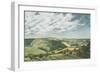 Devil's Dyke Poynings, 1989-Margaret Hartnett-Framed Giclee Print