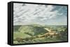 Devil's Dyke Poynings, 1989-Margaret Hartnett-Framed Stretched Canvas