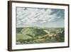 Devil's Dyke Poynings, 1989-Margaret Hartnett-Framed Giclee Print