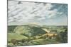 Devil's Dyke Poynings, 1989-Margaret Hartnett-Mounted Giclee Print