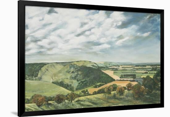 Devil's Dyke Poynings, 1989-Margaret Hartnett-Framed Giclee Print