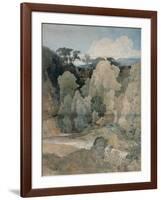 Devil's Elbow, Rokeby Park, C.1806-7-John Sell Cotman-Framed Giclee Print