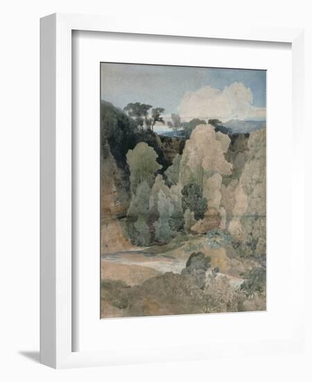 Devil's Elbow, Rokeby Park, C.1806-7-John Sell Cotman-Framed Giclee Print