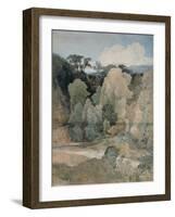 Devil's Elbow, Rokeby Park, C.1806-7-John Sell Cotman-Framed Giclee Print