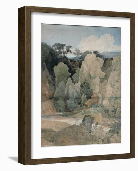 Devil's Elbow, Rokeby Park, C.1806-7-John Sell Cotman-Framed Giclee Print