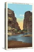 Devil's Gate and Sweetwater River, Wyoming-null-Stretched Canvas