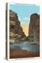 Devil's Gate and Sweetwater River, Wyoming-null-Stretched Canvas