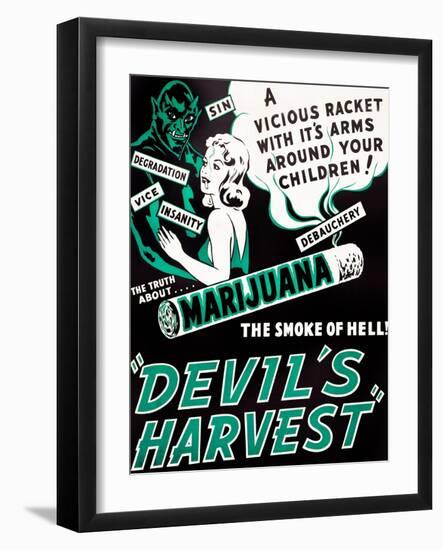 Devil's Harvest, 1942-null-Framed Art Print