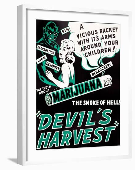 Devil's Harvest, 1942-null-Framed Art Print